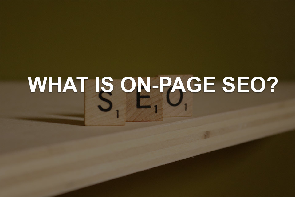 what is on page seo