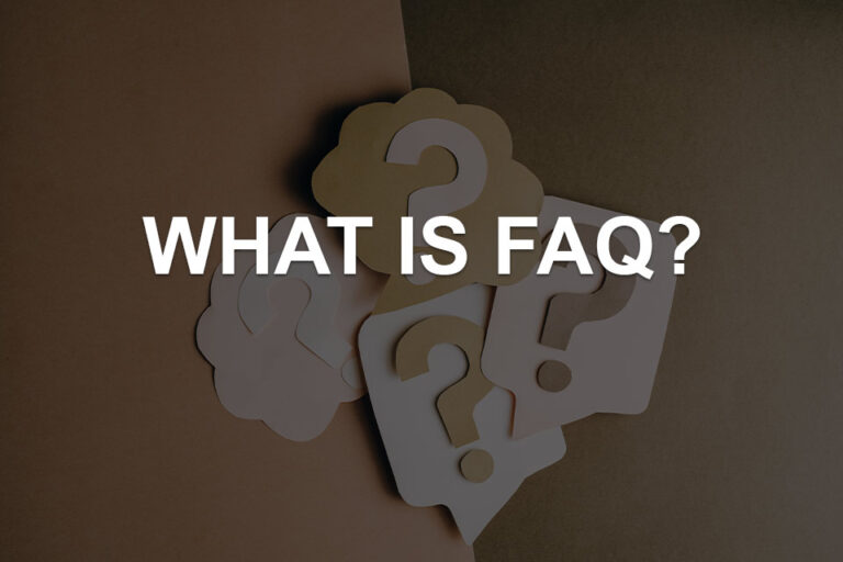 What is FAQ?